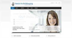 Desktop Screenshot of handsonbookkeeping.com