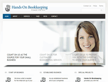 Tablet Screenshot of handsonbookkeeping.com